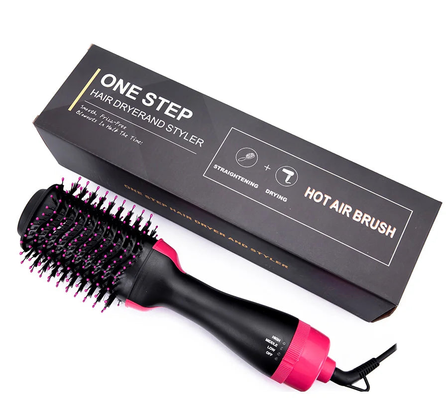 Perfect hair in minutes — dry, straighten & style in one step! Silky velour