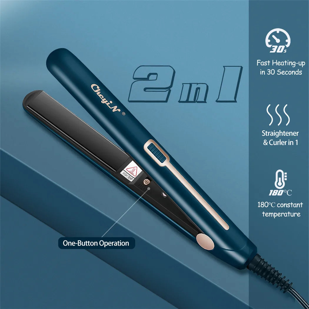 Perfect Hair in Minutes with the 2-in-1 Mini Straightener - silkyvelour