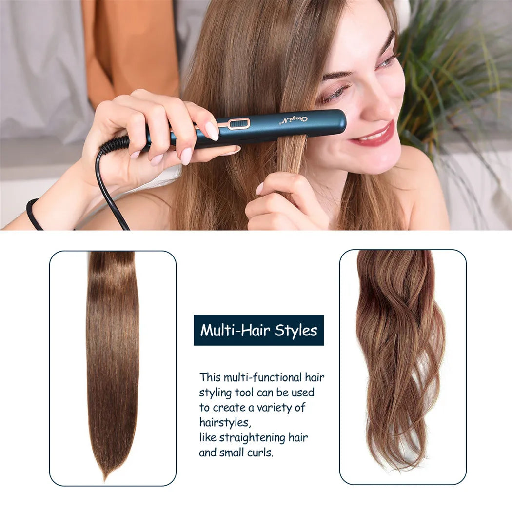 Perfect Hair in Minutes with the 2-in-1 Mini Straightener - silkyvelour
