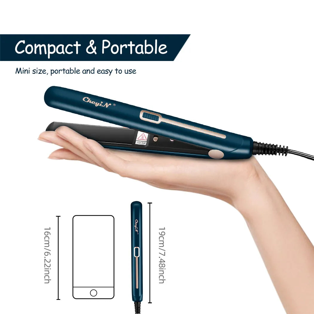 Perfect Hair in Minutes with the 2-in-1 Mini Straightener - silkyvelour