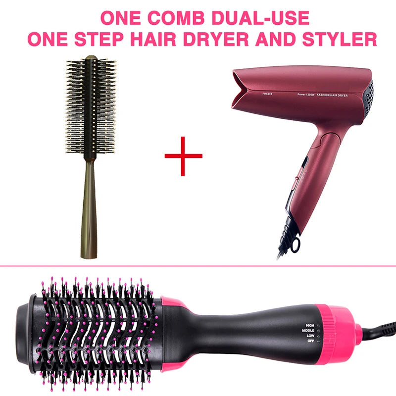 Perfect hair in minutes — dry, straighten & style in one step! Silky velour