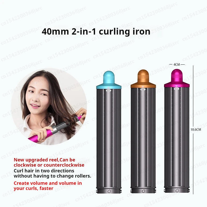 40MM Curling Attachment For Dyson Supersonic Nural HD16 HD15 Hair Dryer Nozzle Automatic Curling Barrels Curl Hair Styler Tool