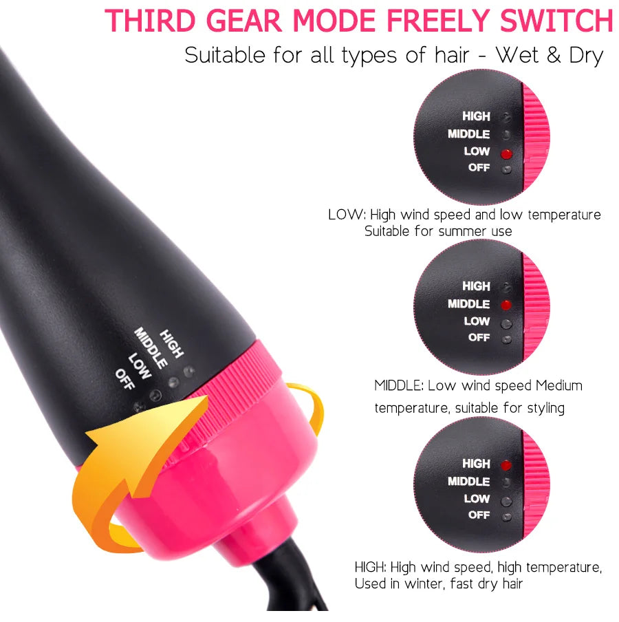 Perfect hair in minutes — dry, straighten & style in one step! Silky velour