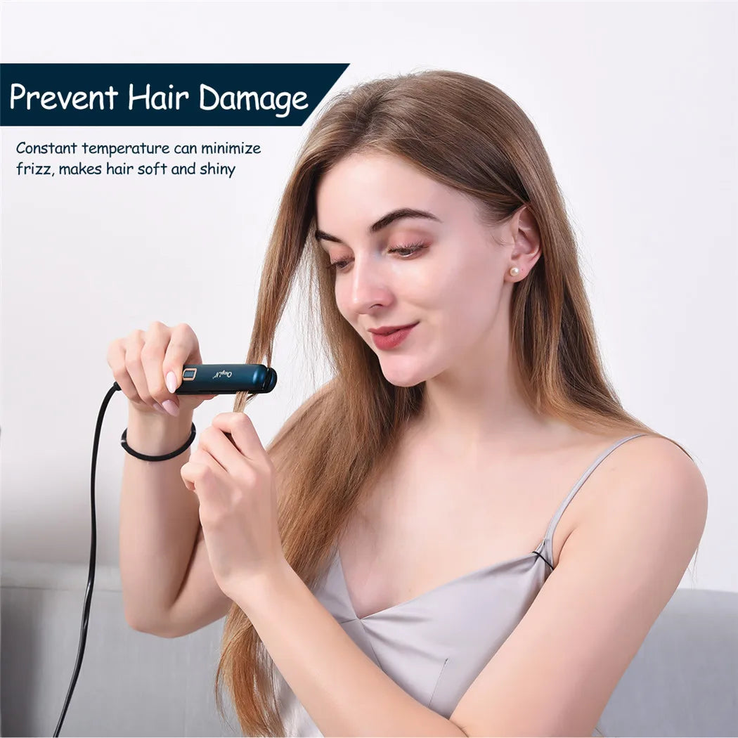 Perfect Hair in Minutes with the 2-in-1 Mini Straightener - silkyvelour